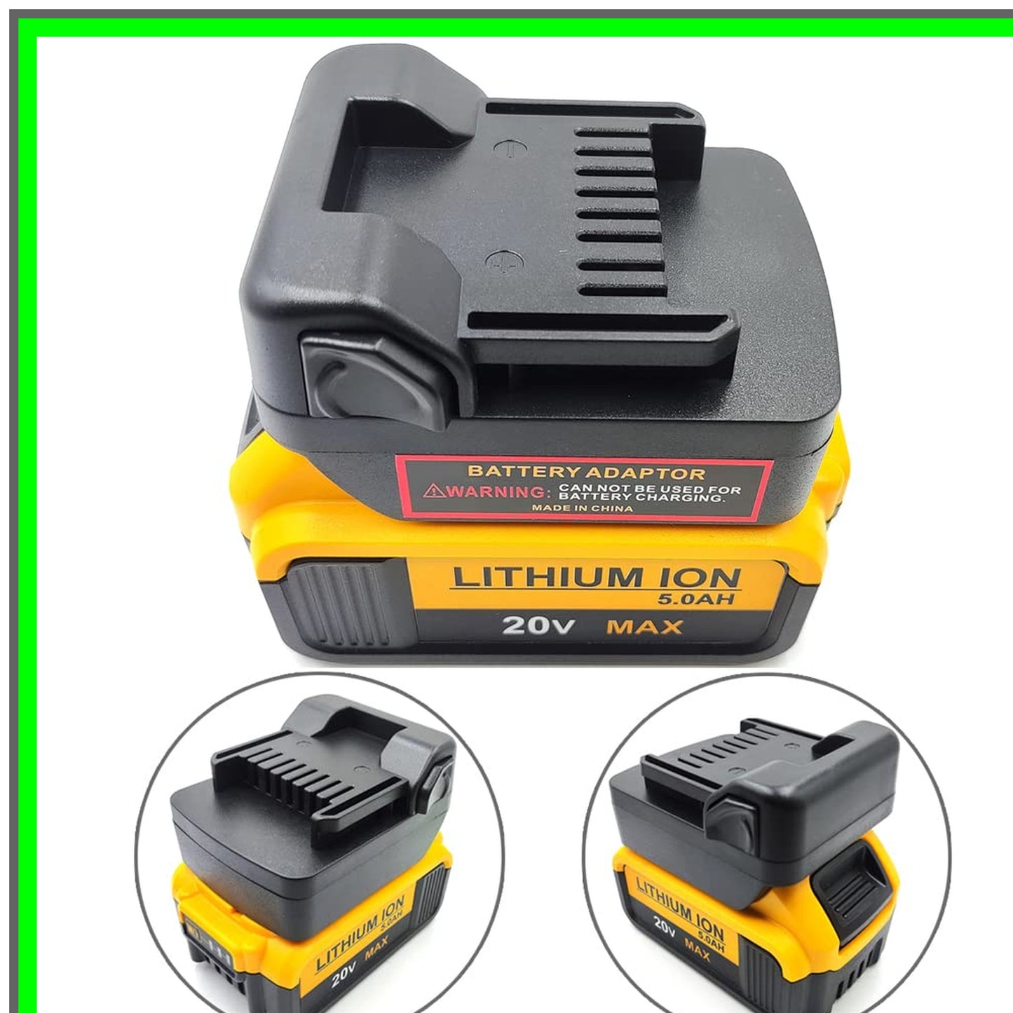 18V Cordless Tool Battery Adapter for Hitachi and Metabo HPT Compatibility