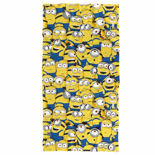 Minions Group Pattern Beach Towel 30"x60"