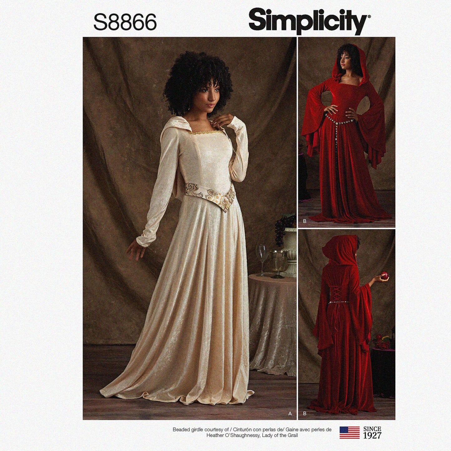Women's Fantasy Gown Sewing Pattern Sizes 6-14
