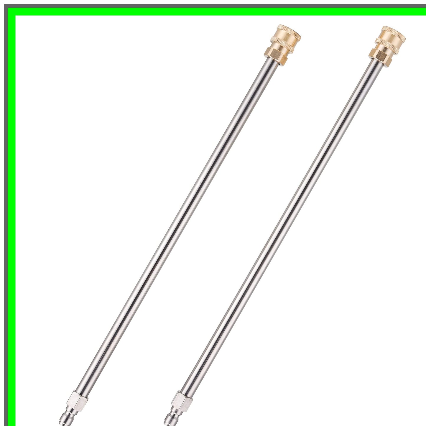 Stainless Steel Power Washer Extension Wand Set for Enhanced Cleaning Reach