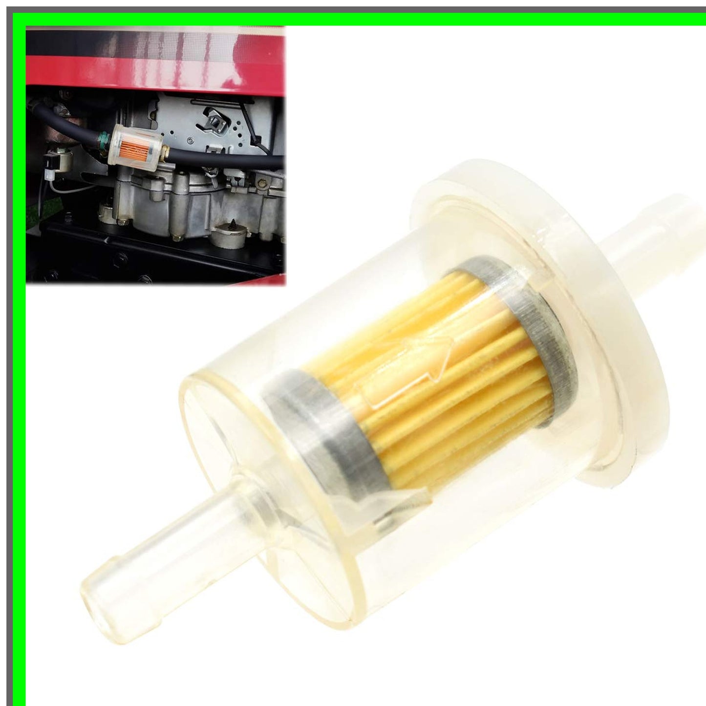 Efficient 10-Pack 40 Micron Fuel Filters for Lawn Mowers and Generators