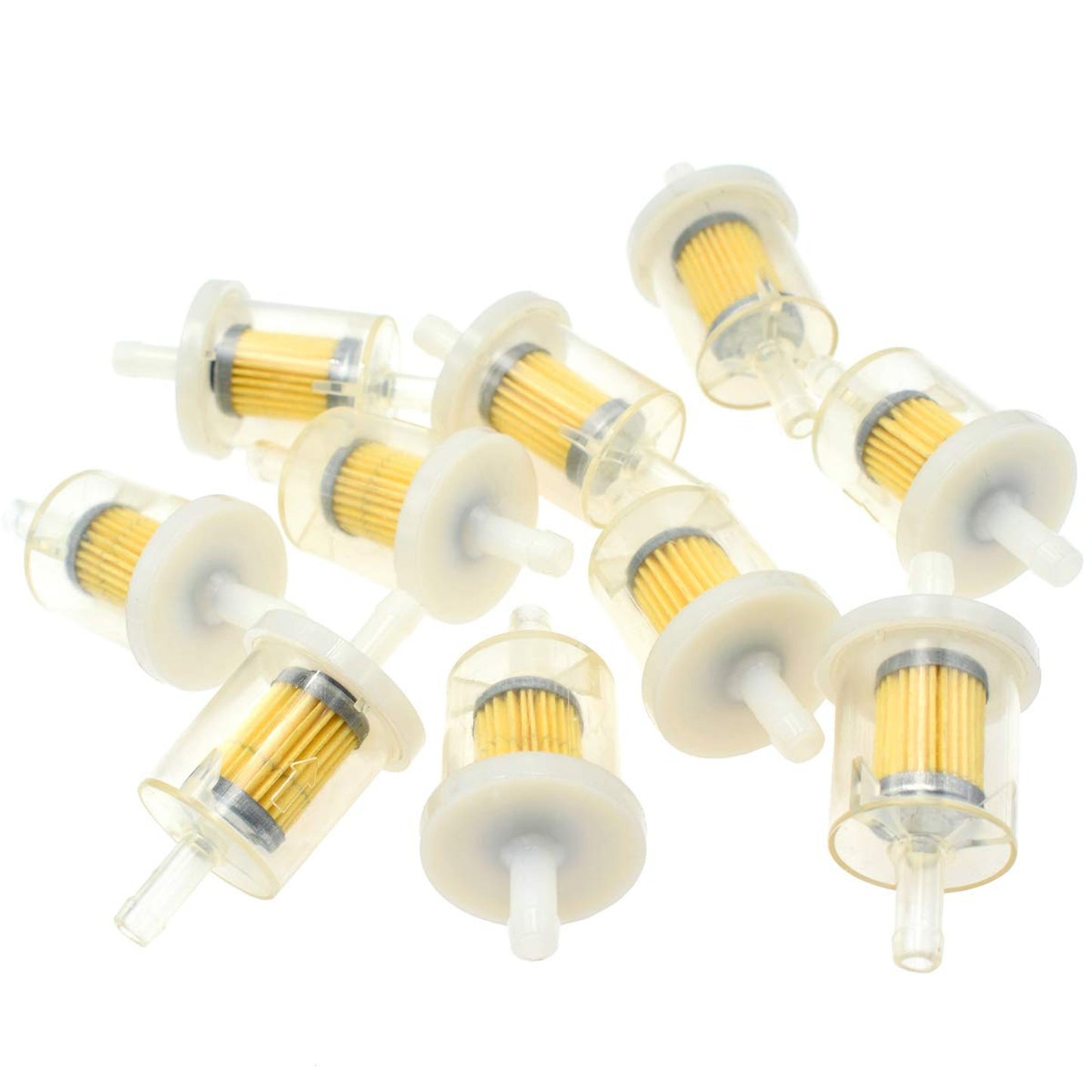 Efficient 10-Pack 40 Micron Fuel Filters for Lawn Mowers and Generators