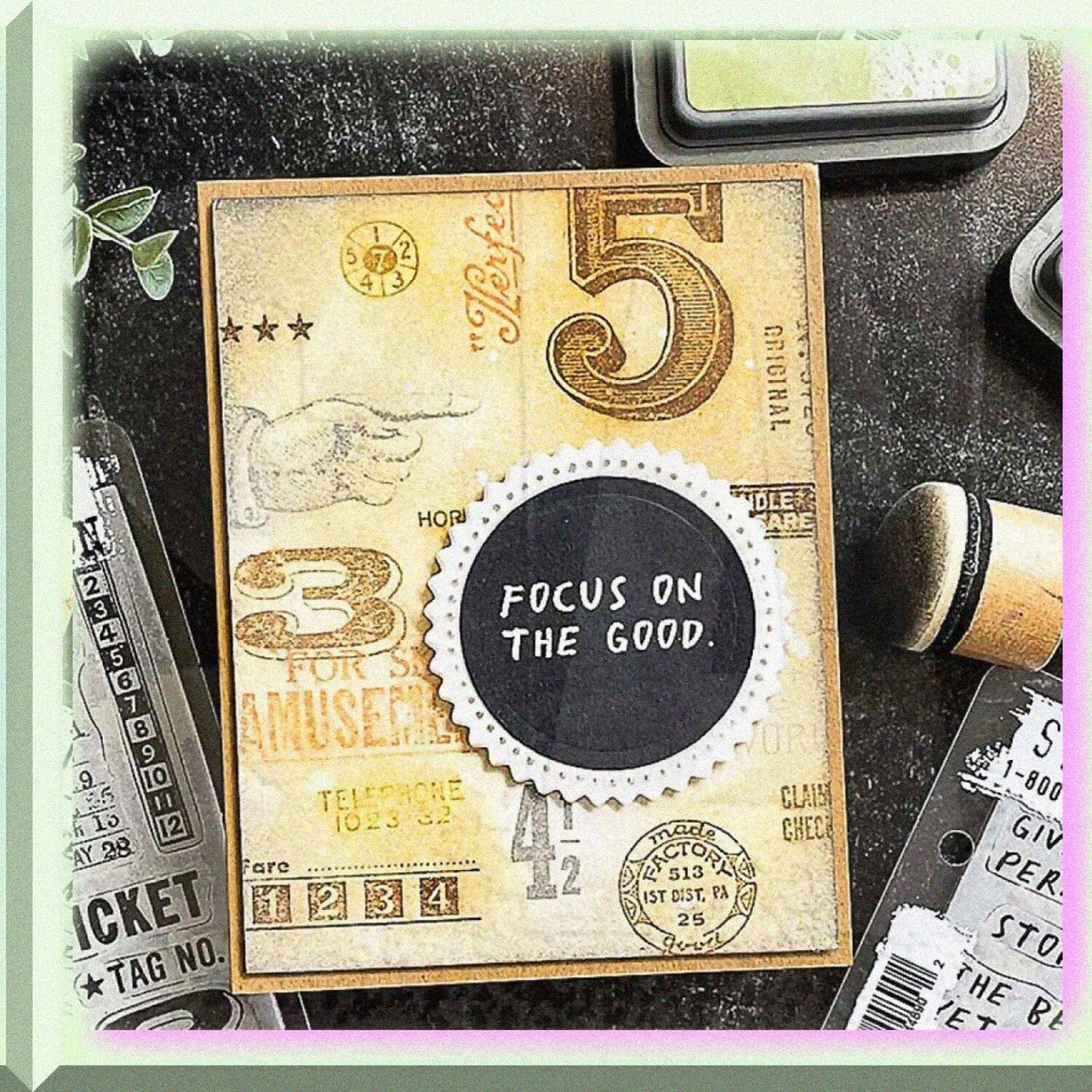 Luggage Condemned Ticket Alphabet Number Rubber Stamp