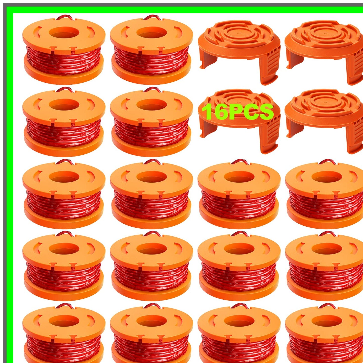 Worx Trimmer Line Refills 20 Pack 0.065 Inch Replacement Spool Line