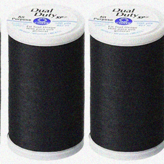 Dual Duty XP General Purpose Thread Black 500yd