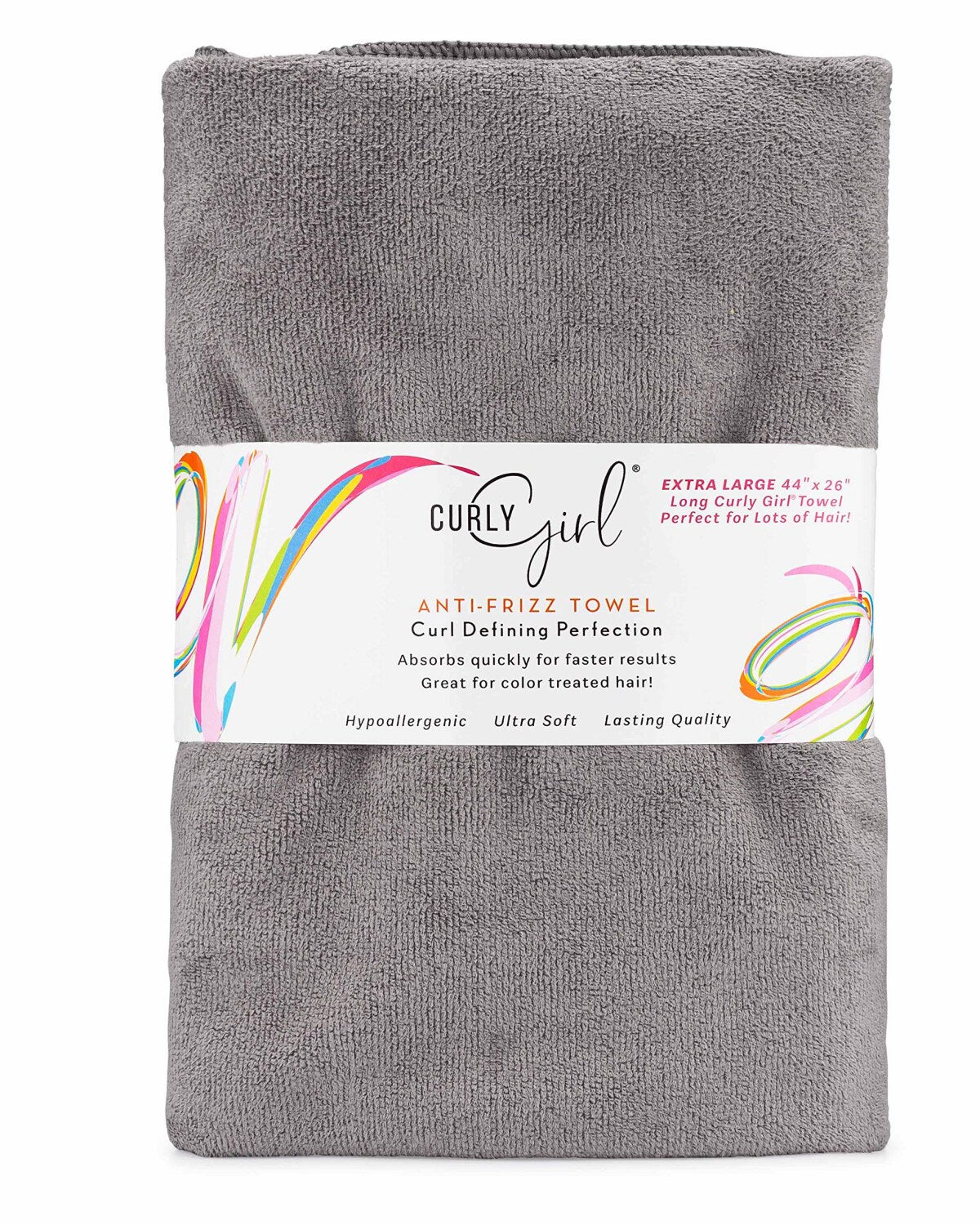 Extra Large Microfiber Hair Towel for Curly Hair