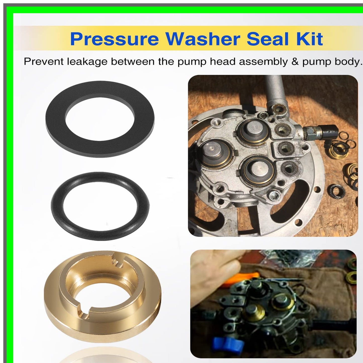 Complete Pressure Washer Seal Kit for Briggs Stratton 190595GS 190711GS