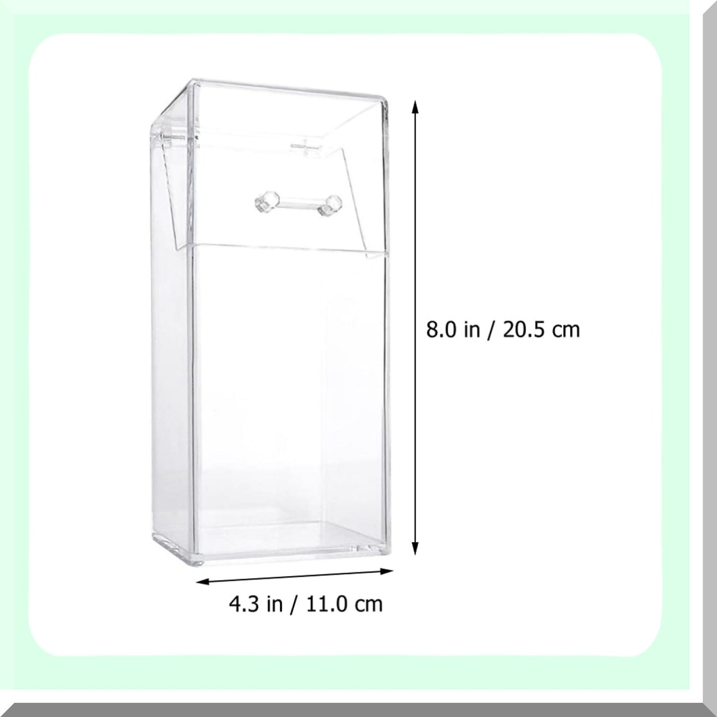 Large Capacity Clear Acrylic Makeup Brush Holder