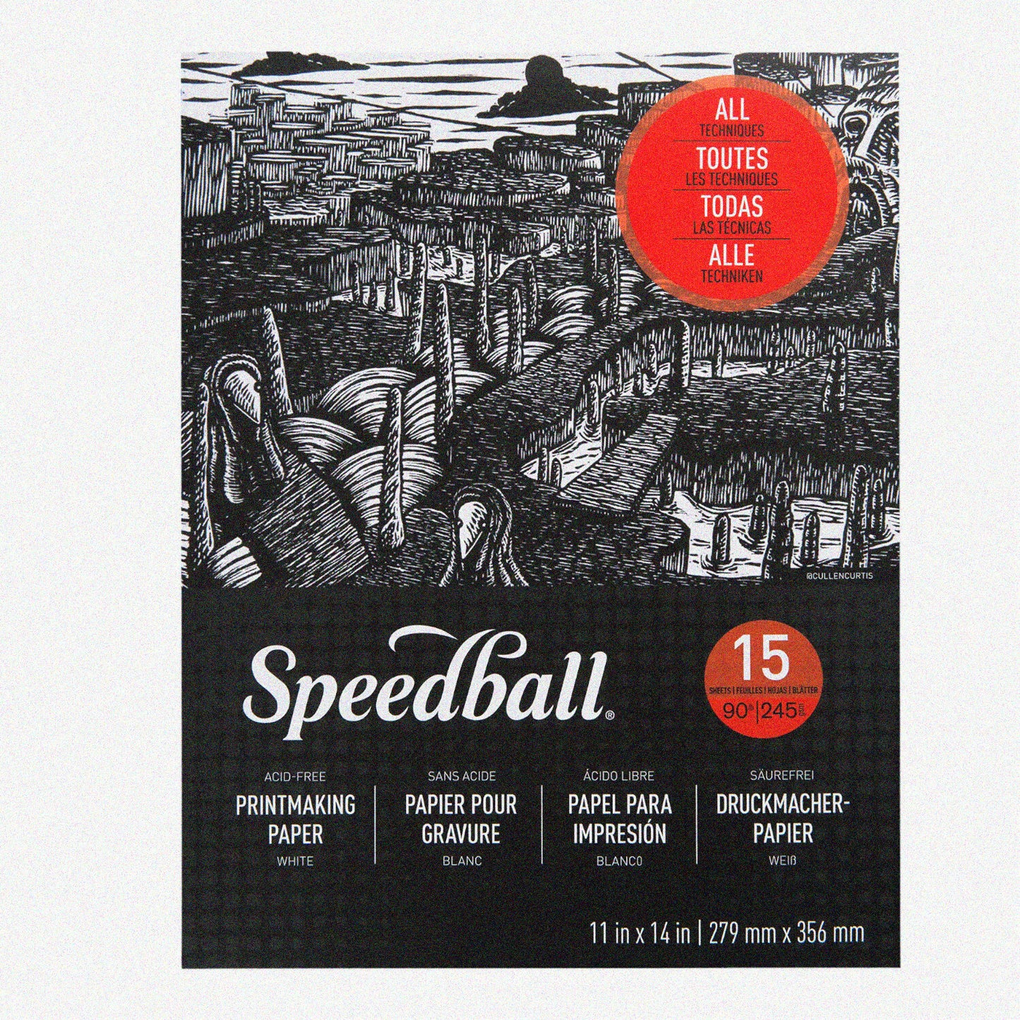 Printmaking Paper Pad 11" x 14" White