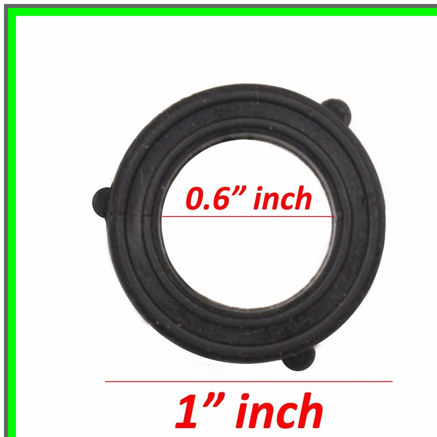 Durable Rubber Washers for Heavy Duty Garden Hose - Pack of 10