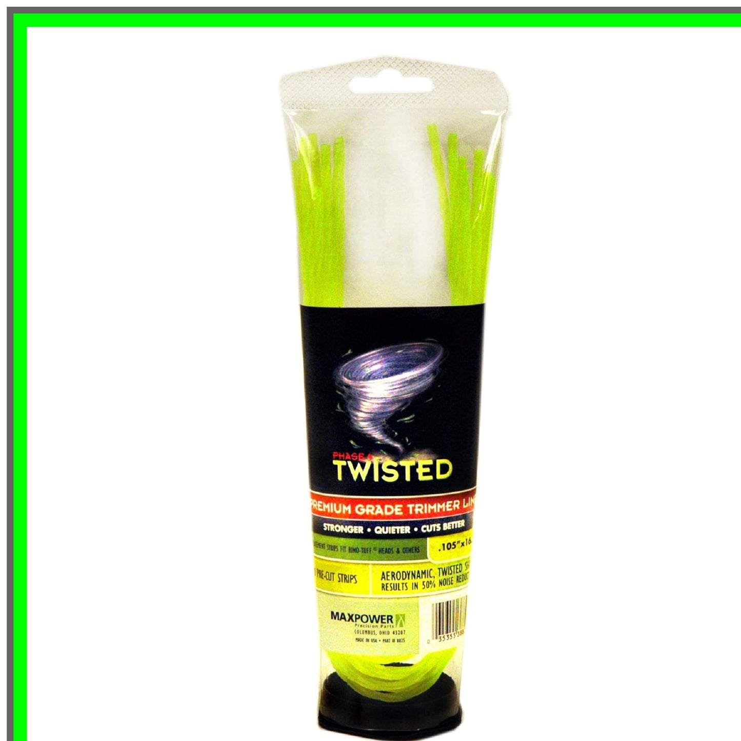 Twisted Trimmer Line 105-Inch Pre-Cut 10 Pack for Efficient Lawn Care