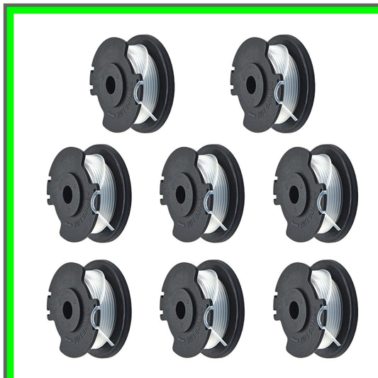 Efficient 0.065" Trimmer Spool Replacement for Hyper Tough Eater, 8 Pack