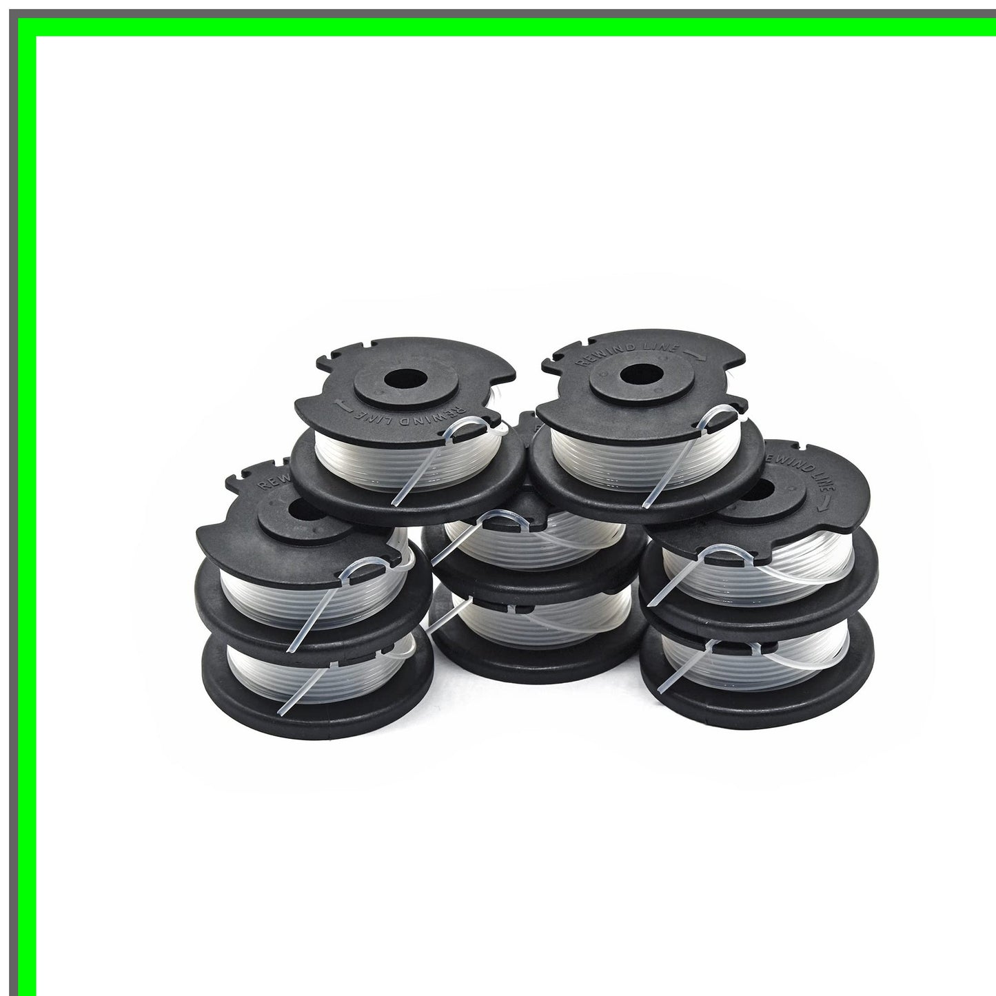 Efficient 0.065" Trimmer Spool Replacement for Hyper Tough Eater, 8 Pack