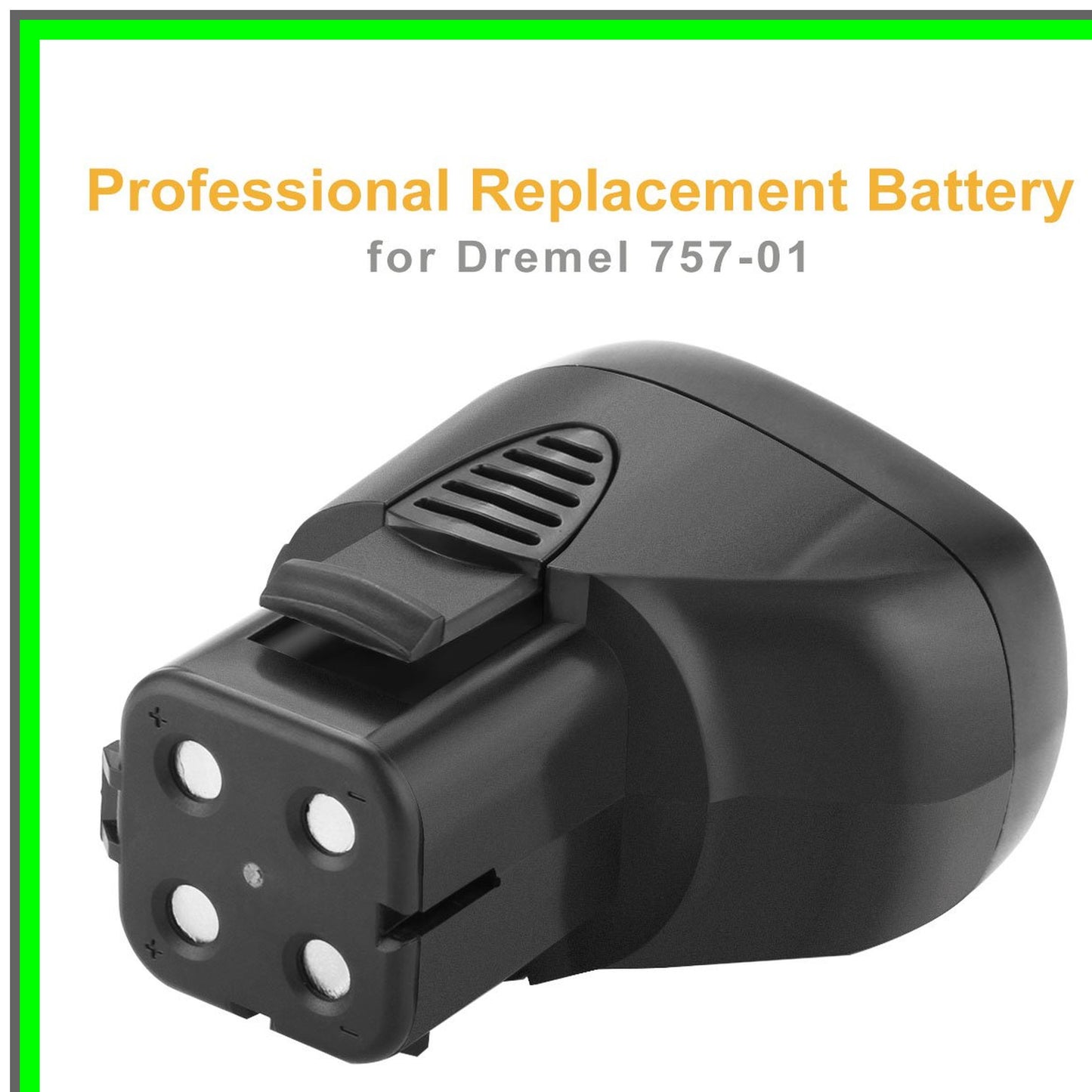 High Capacity 2-Pack 3.5Ah 7.2V Ni-MH Replacement Battery for Dremel Tools