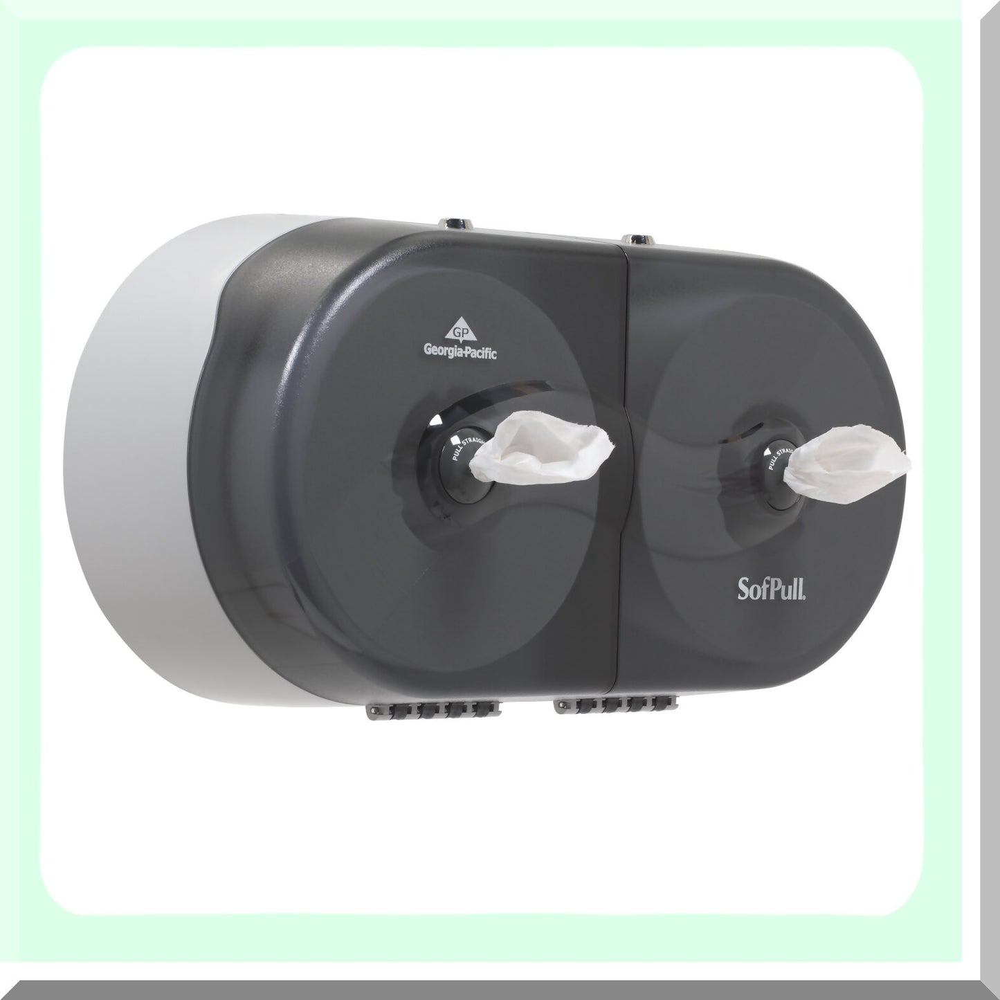 Lucent Smoke SofPull Centerpull Tissue Dispenser 20.125"
