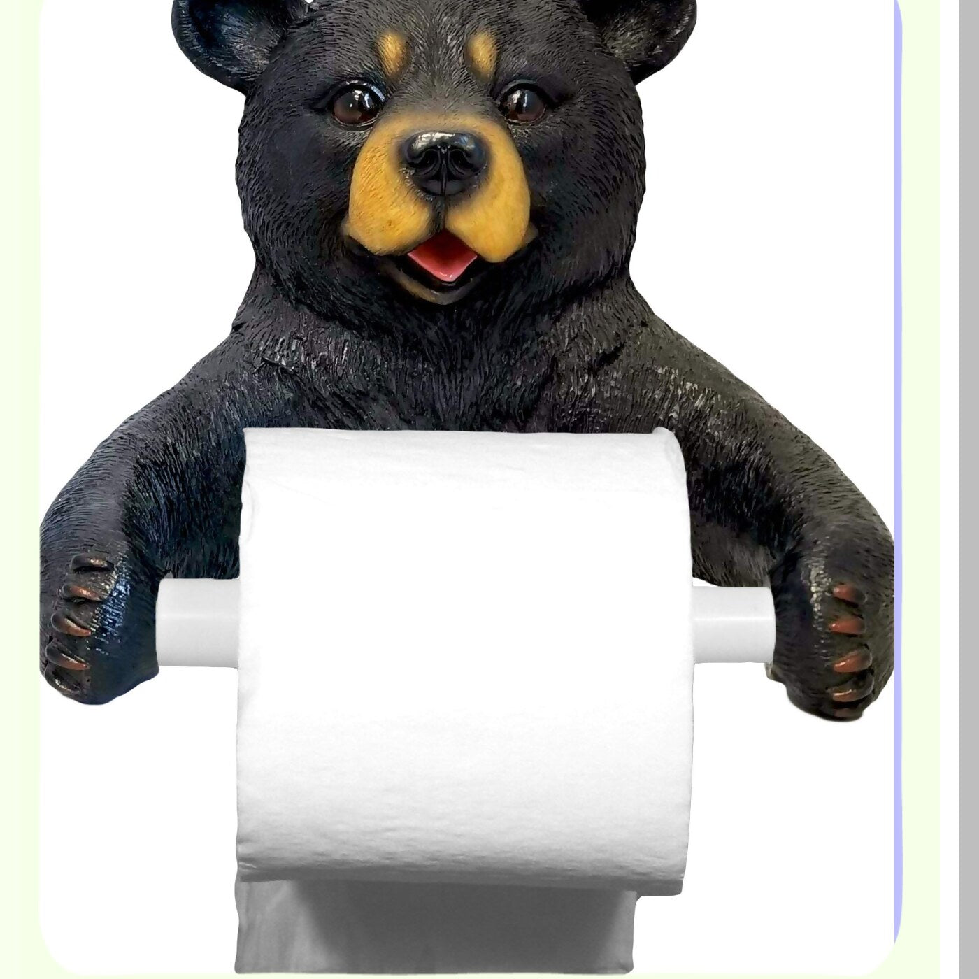 Black Bear Tet Paper Holder 8-inch