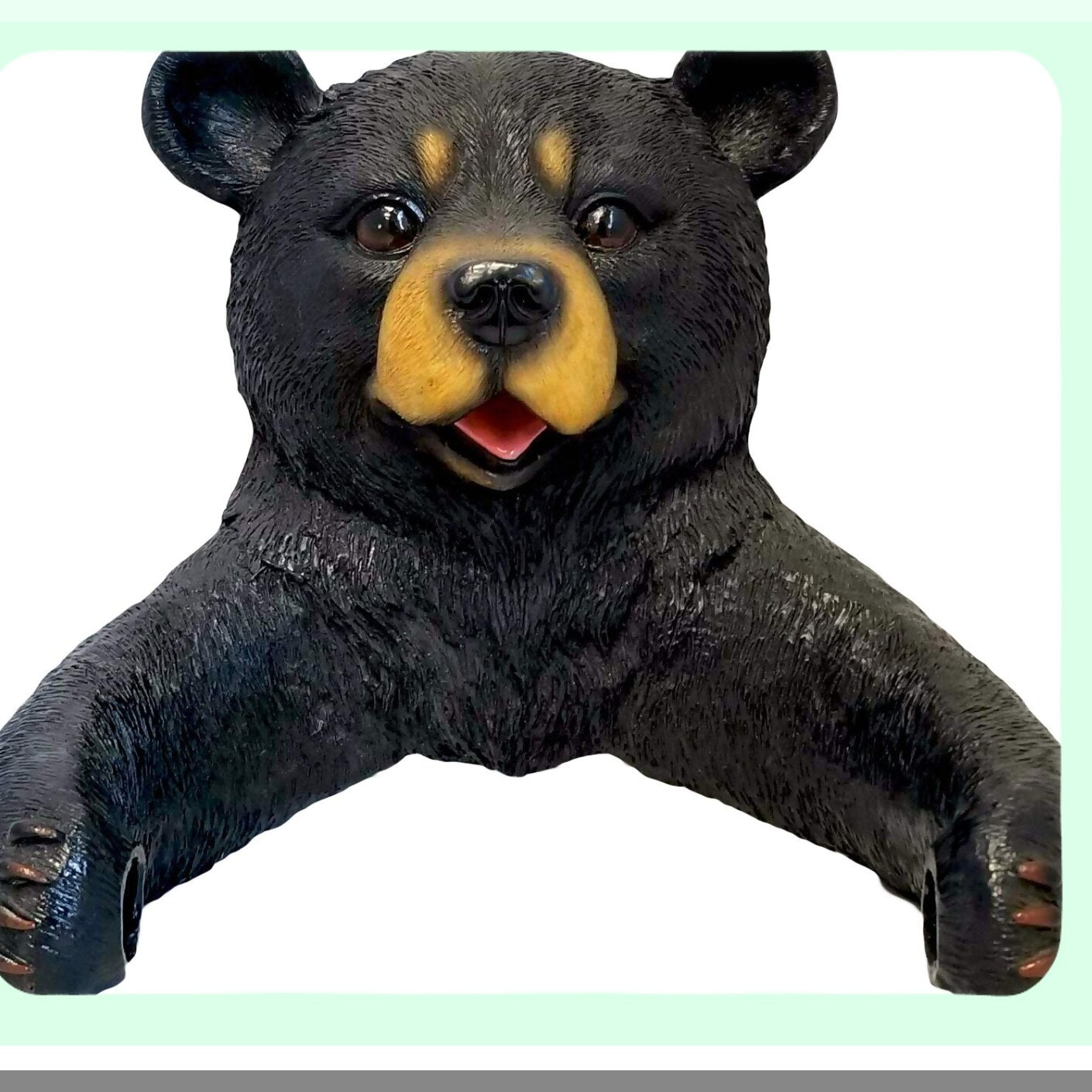 Black Bear Tet Paper Holder 8-inch