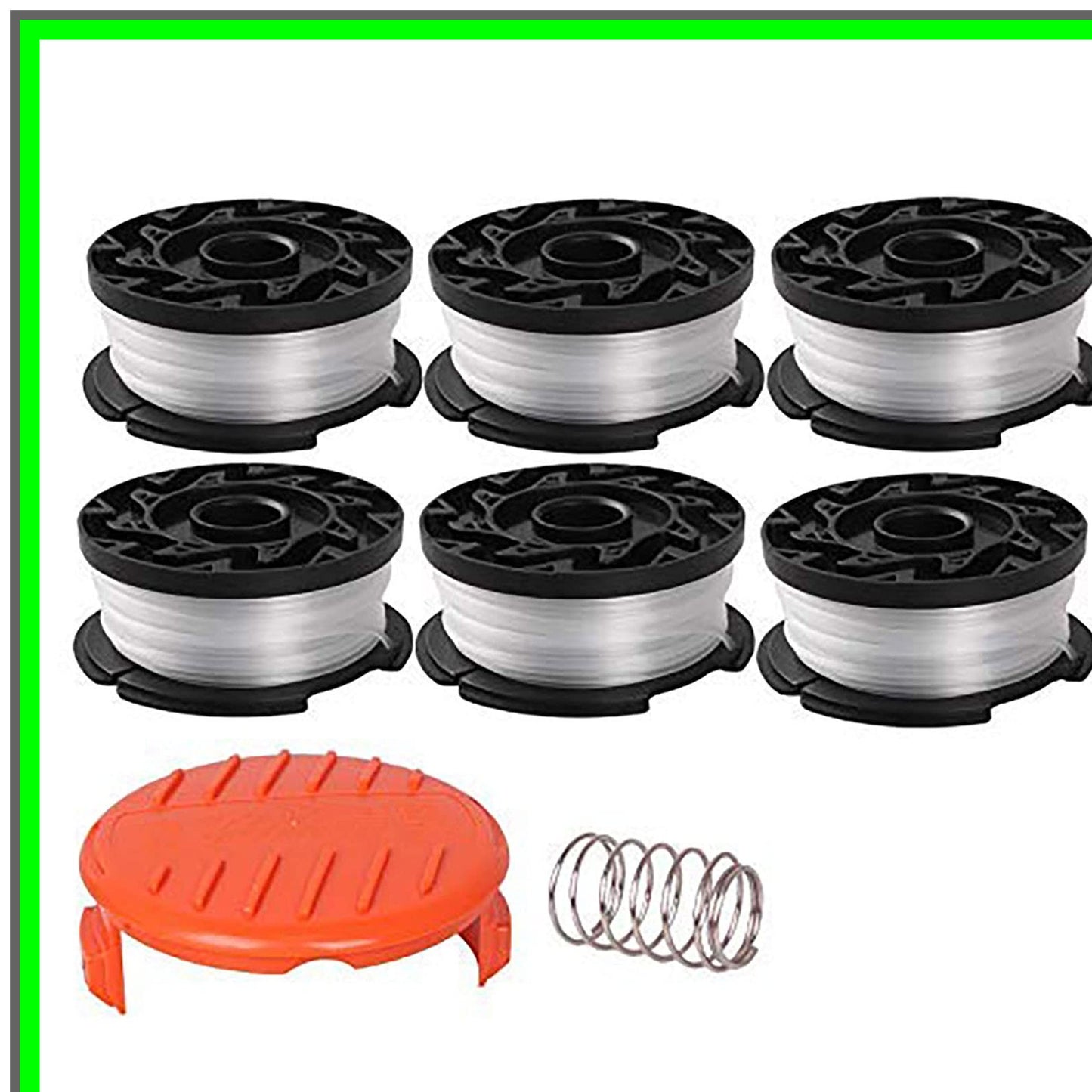 String Trimmer Spool Refills 30ft 0.065" Compatible with Black and Decker