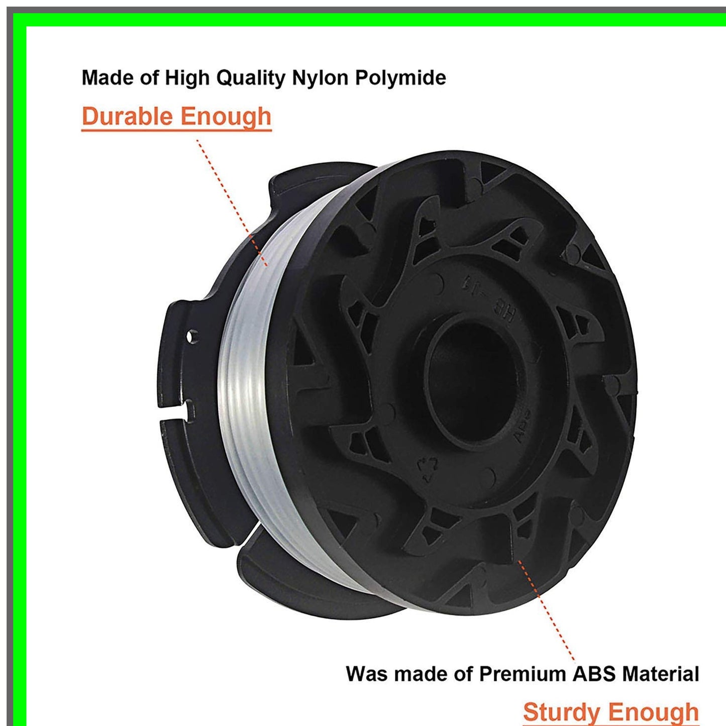 String Trimmer Spool Refills 30ft 0.065" Compatible with Black and Decker