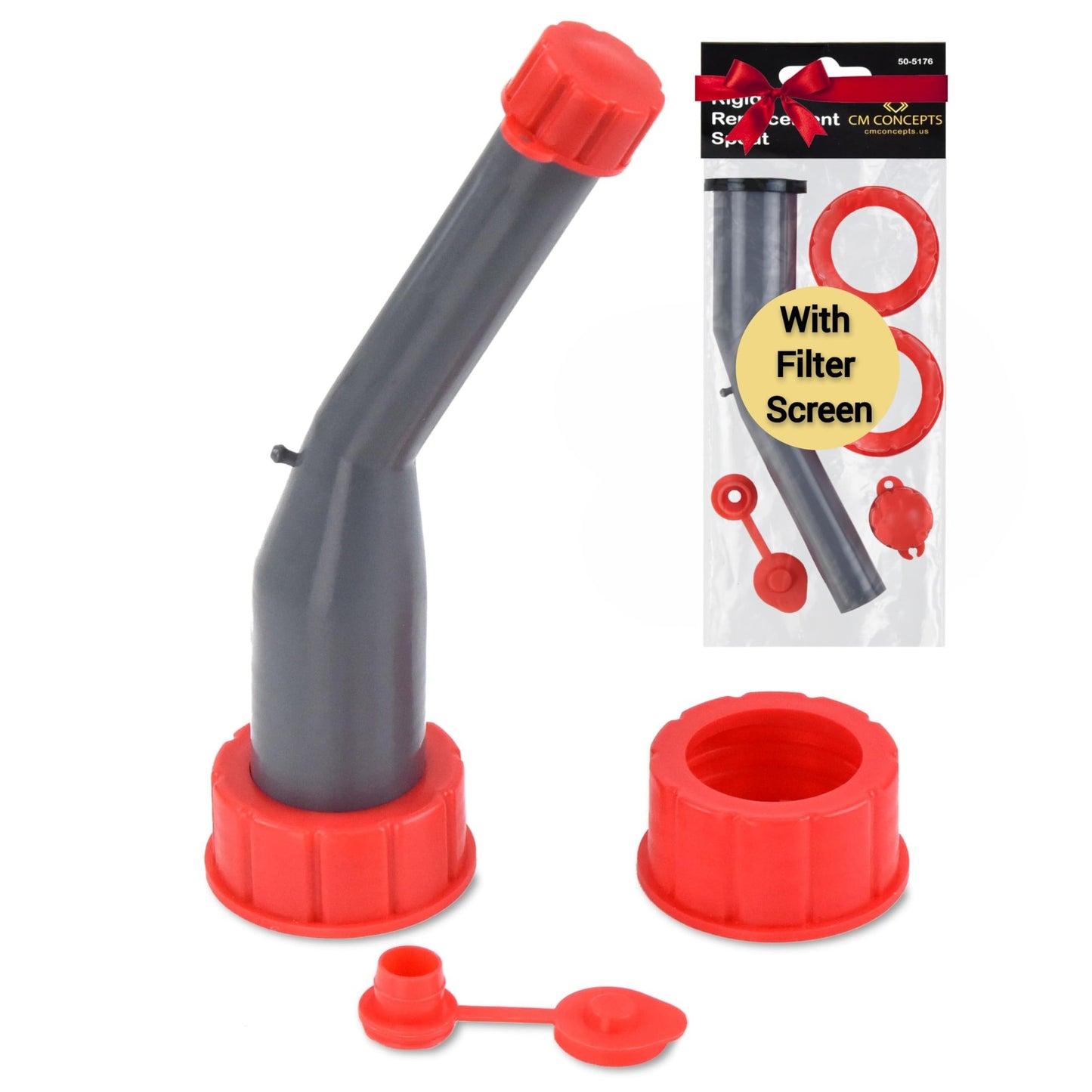 Multiuse Rigid Spout Gas and Water Can Replacement Solution