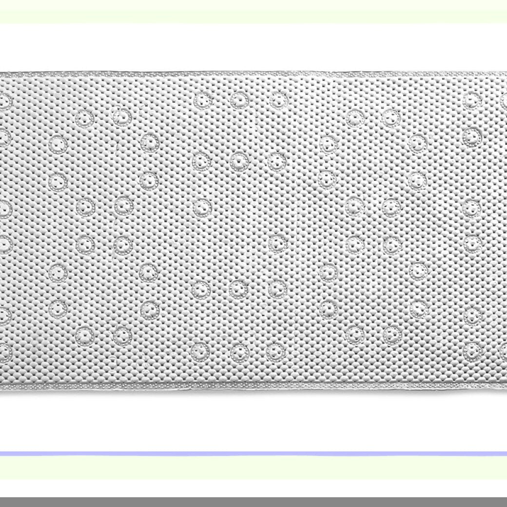 Anti-Slip White Bath Tub Mat 17"x36"