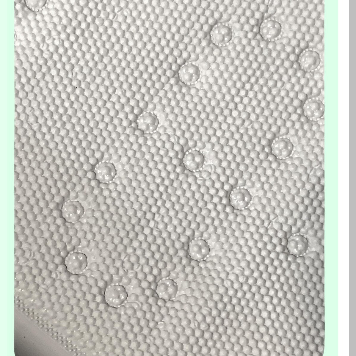 Anti-Slip White Bath Tub Mat 17"x36"