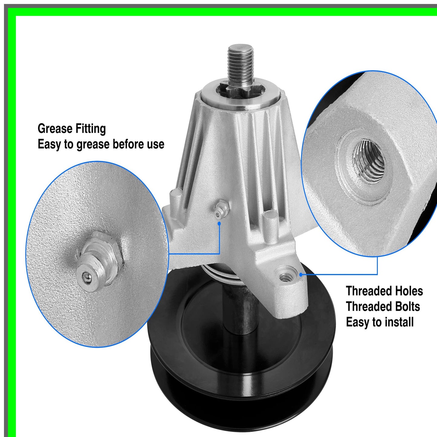 Replacement Spindle Assembly for 54'' Mowers Compatible with MTD Troy Bilt