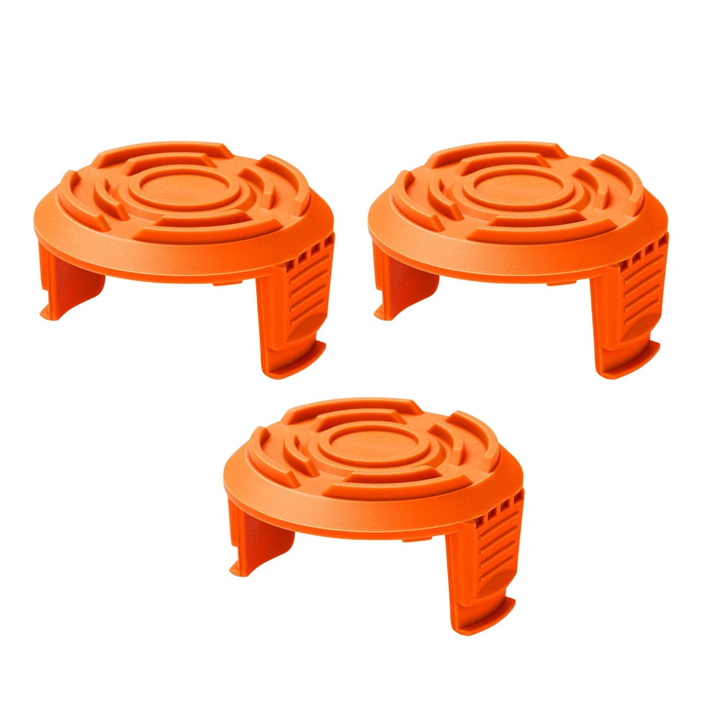 Trimmer Spool Cap Covers for Worx String Trimmers - 3-Pack Replacement