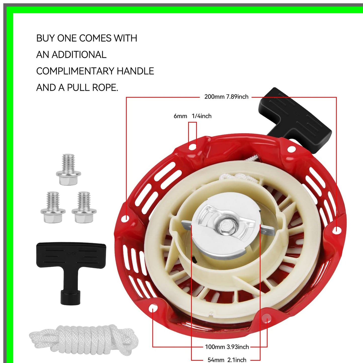 Honda GX390 Recoil Pull Starter Assembly for 11HP 13HP 420cc Mowers