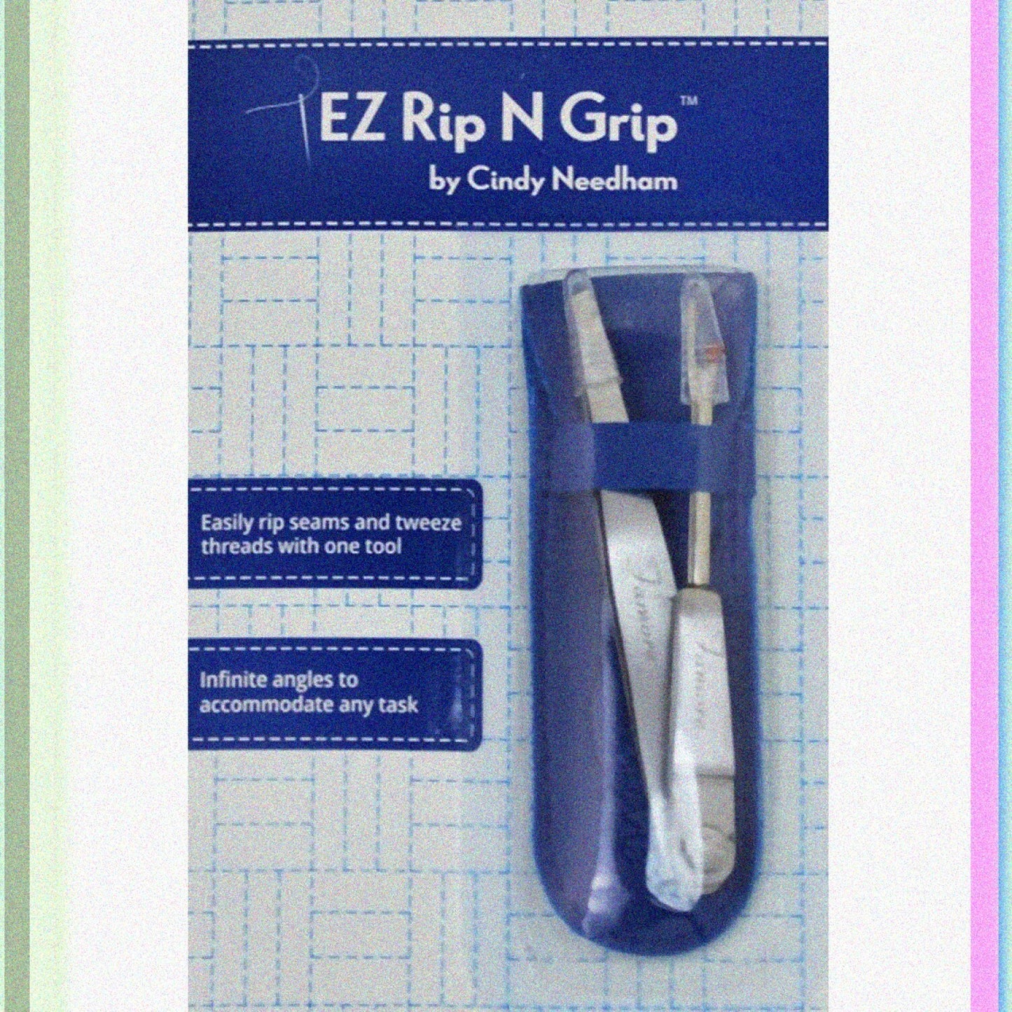 EZ Rip N Grip Tweezer and Seam Ripper Combo