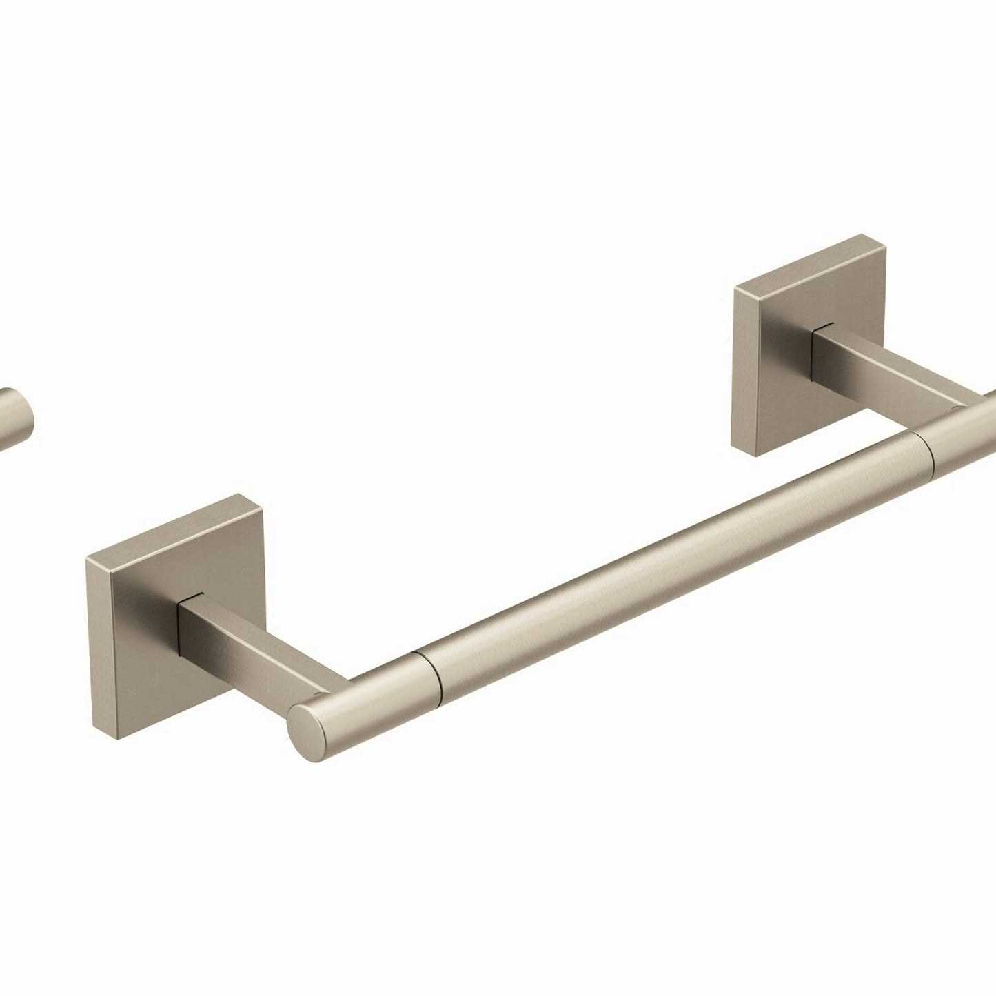 Triva 9" Brushed Nickel Bathroom Towel Bar
