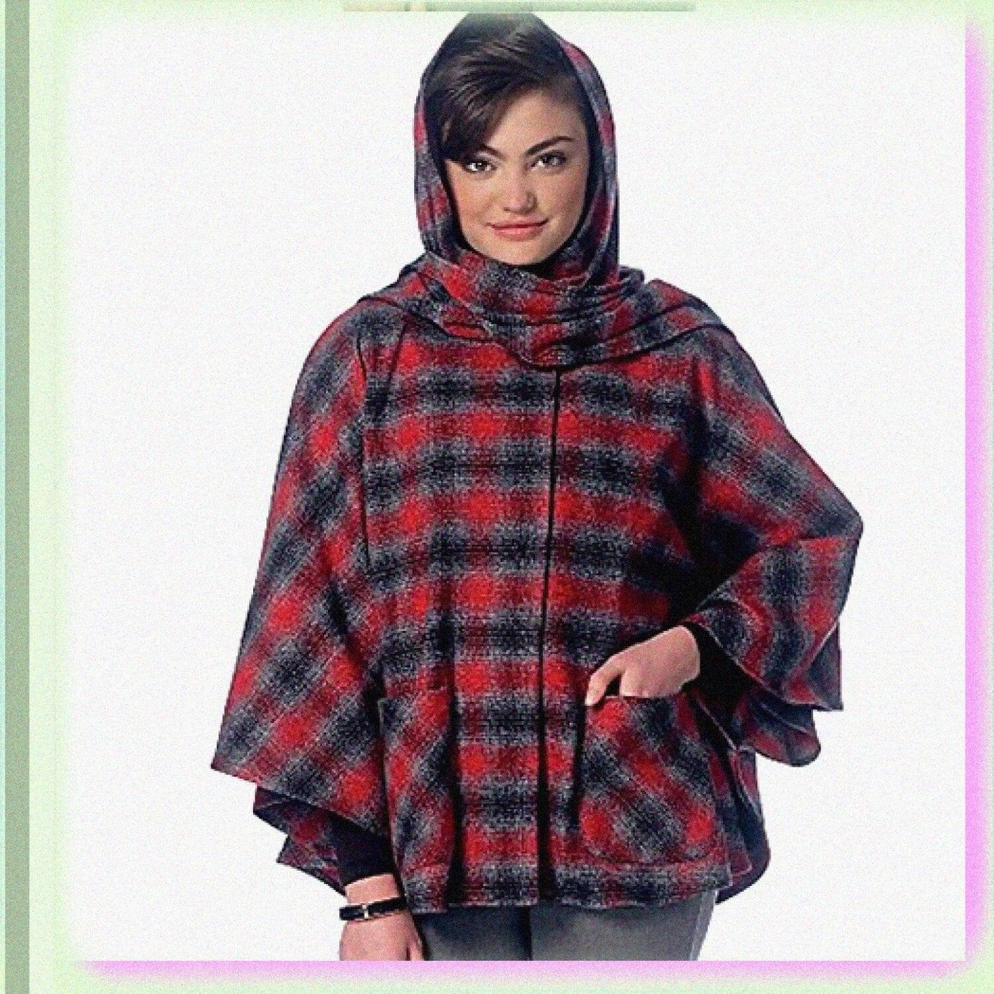 Rainbow Comfort Ponchos Multi-Color ZZ Size