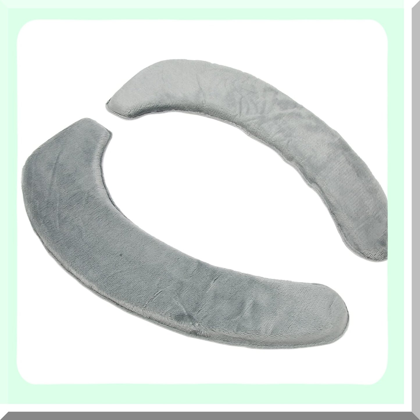 2 Pcs Grey Tet Warmer Seat Cover 40cm