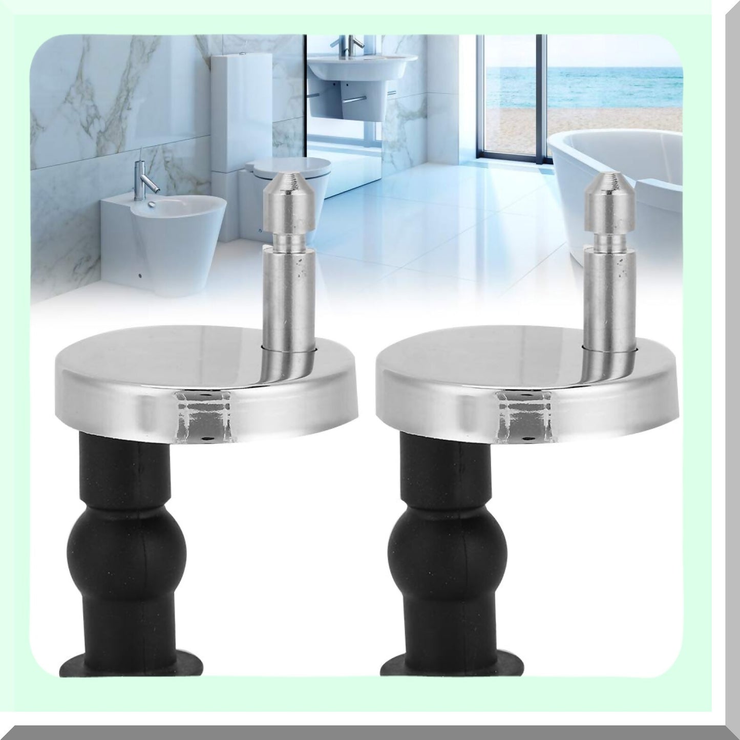 Tet Seat Fixing Hinge Bolt Kit 75x45mm