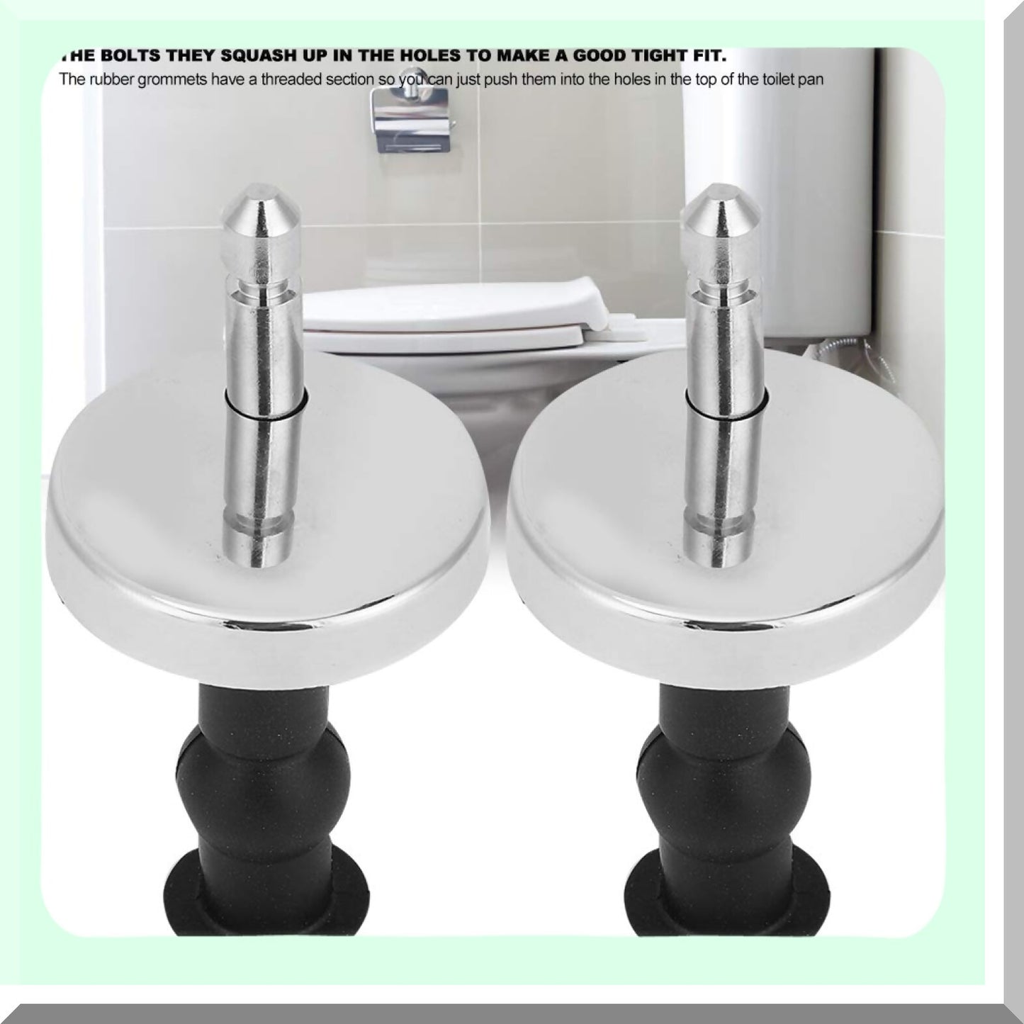 Tet Seat Fixing Hinge Bolt Kit 75x45mm