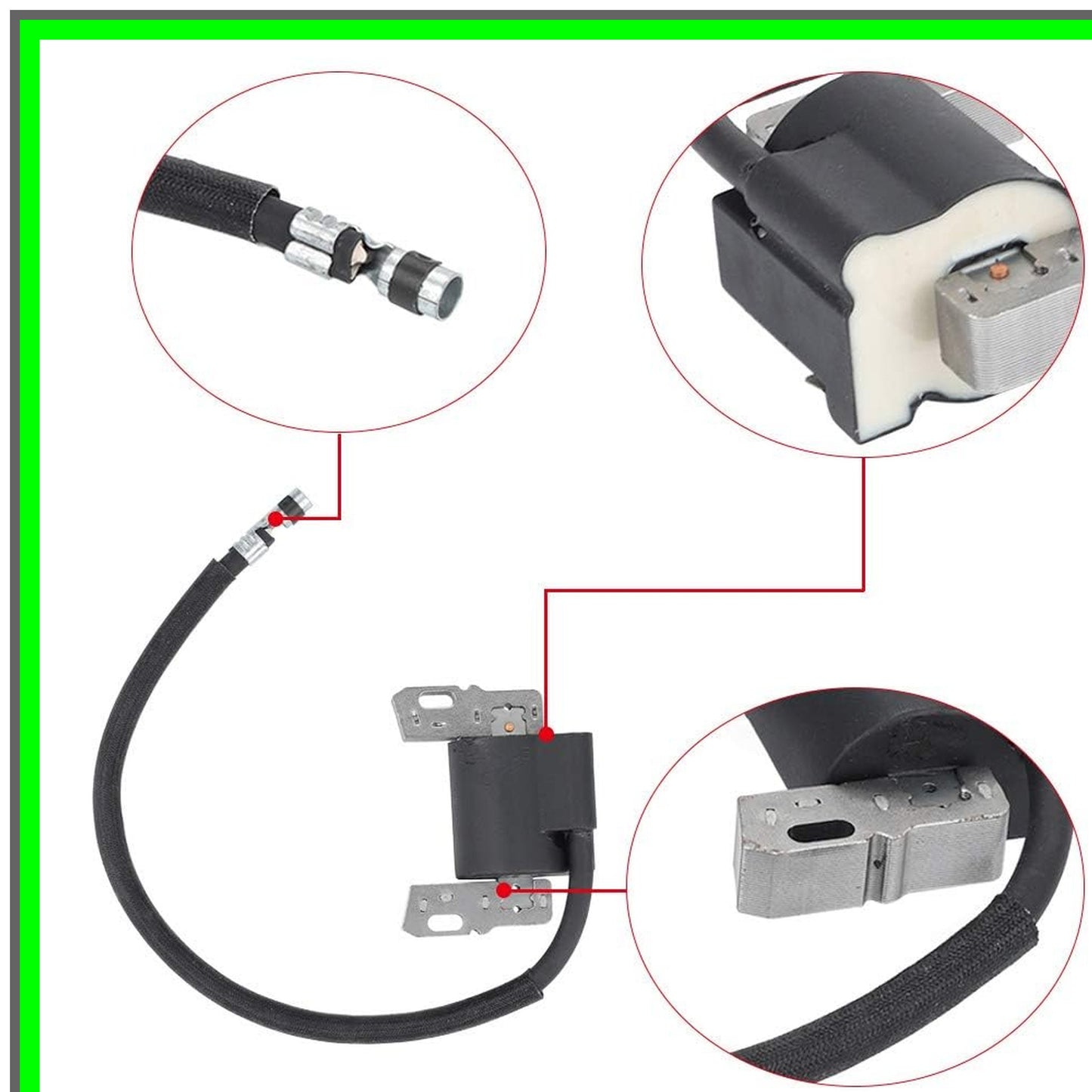 Ignition Coil Magneto Armature for B&S Lawn Mower Engines 12HP-15HP