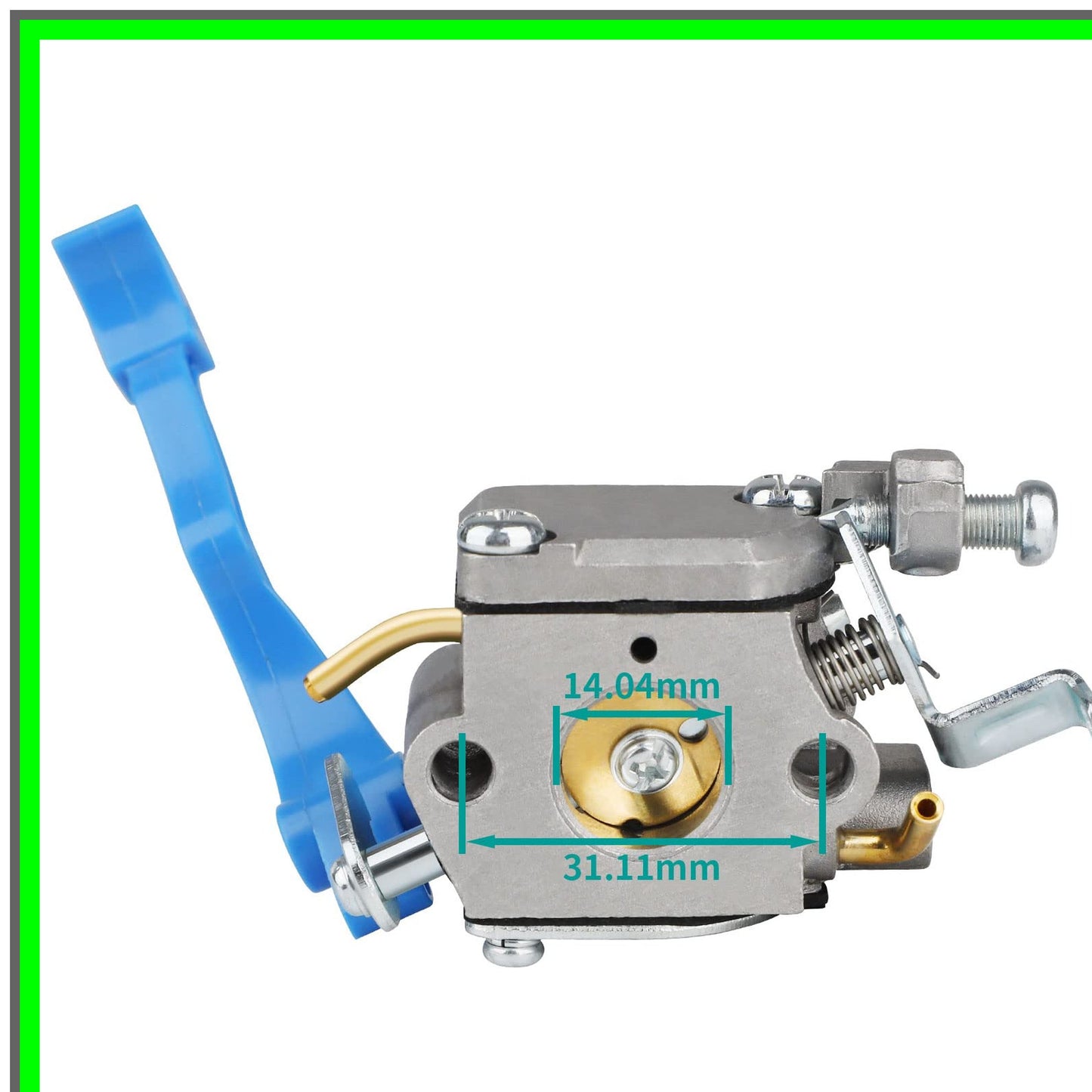 Husqvarna 125BV Carburetor Replacement Kit with Air Filter and Fuel Line