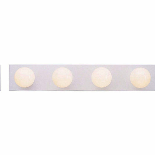 Indoor Bath Bar 4-Light White 24 Inches