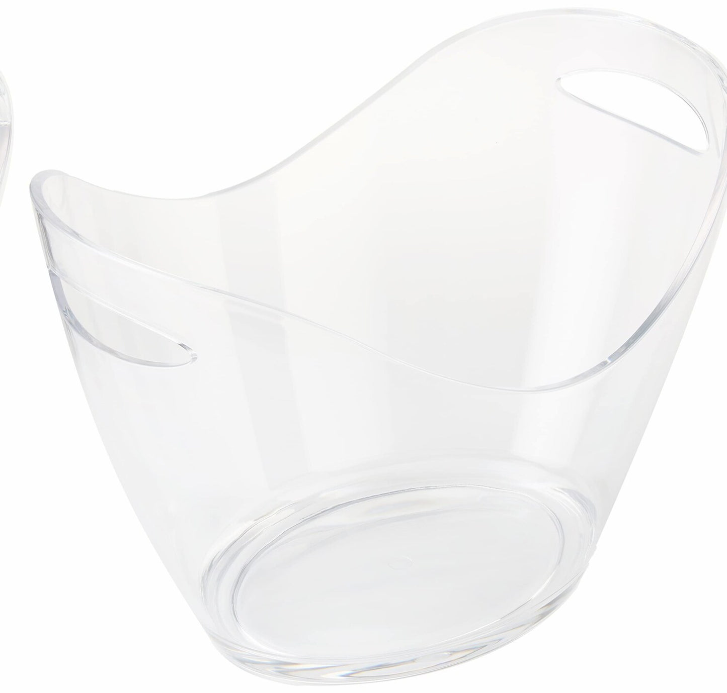 Clear Acrylic Wine Bucket Holds 4 Bottles
