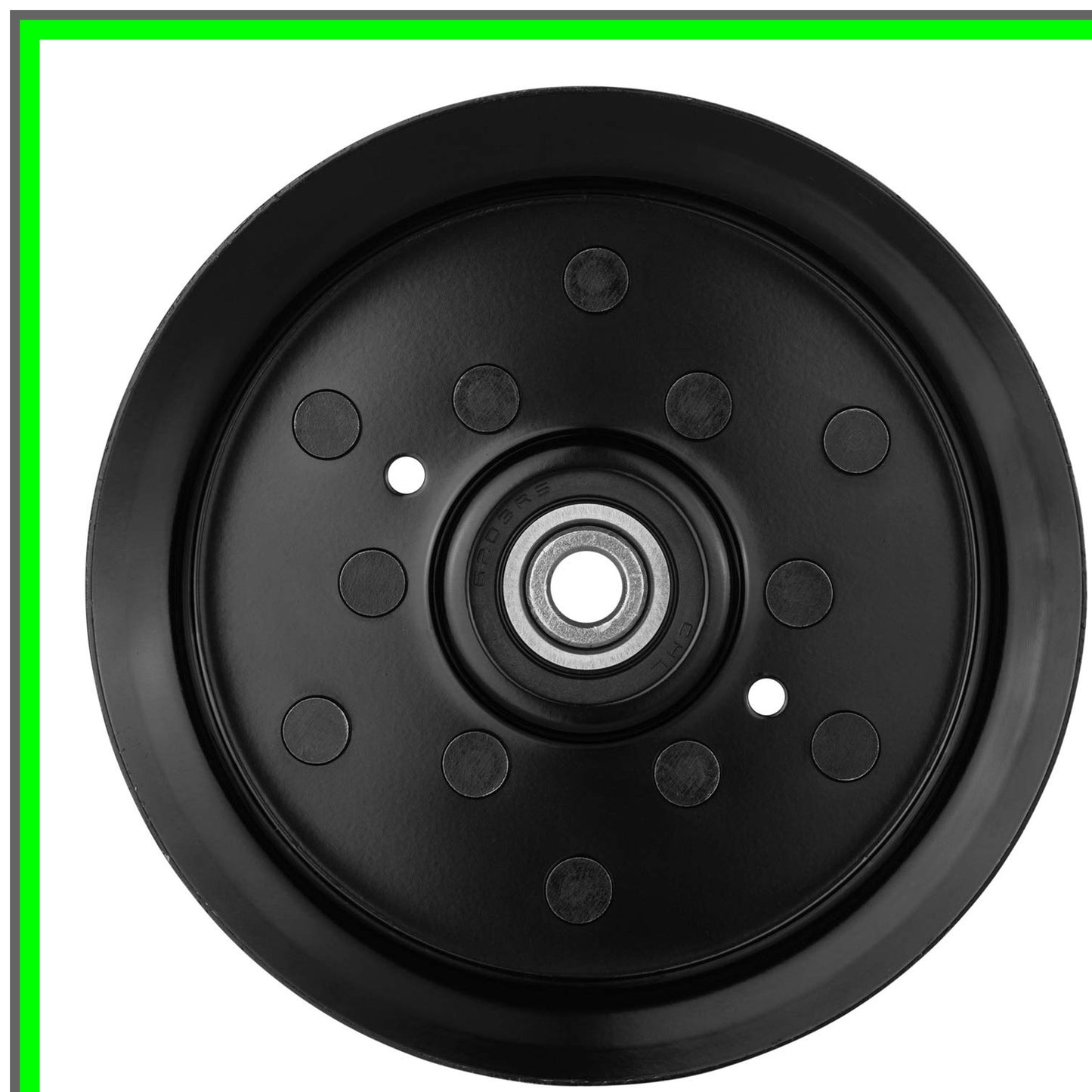 Flat Idler Pulley Bearing for Riding Lawn Mowers Compatible with Multiple Decks
