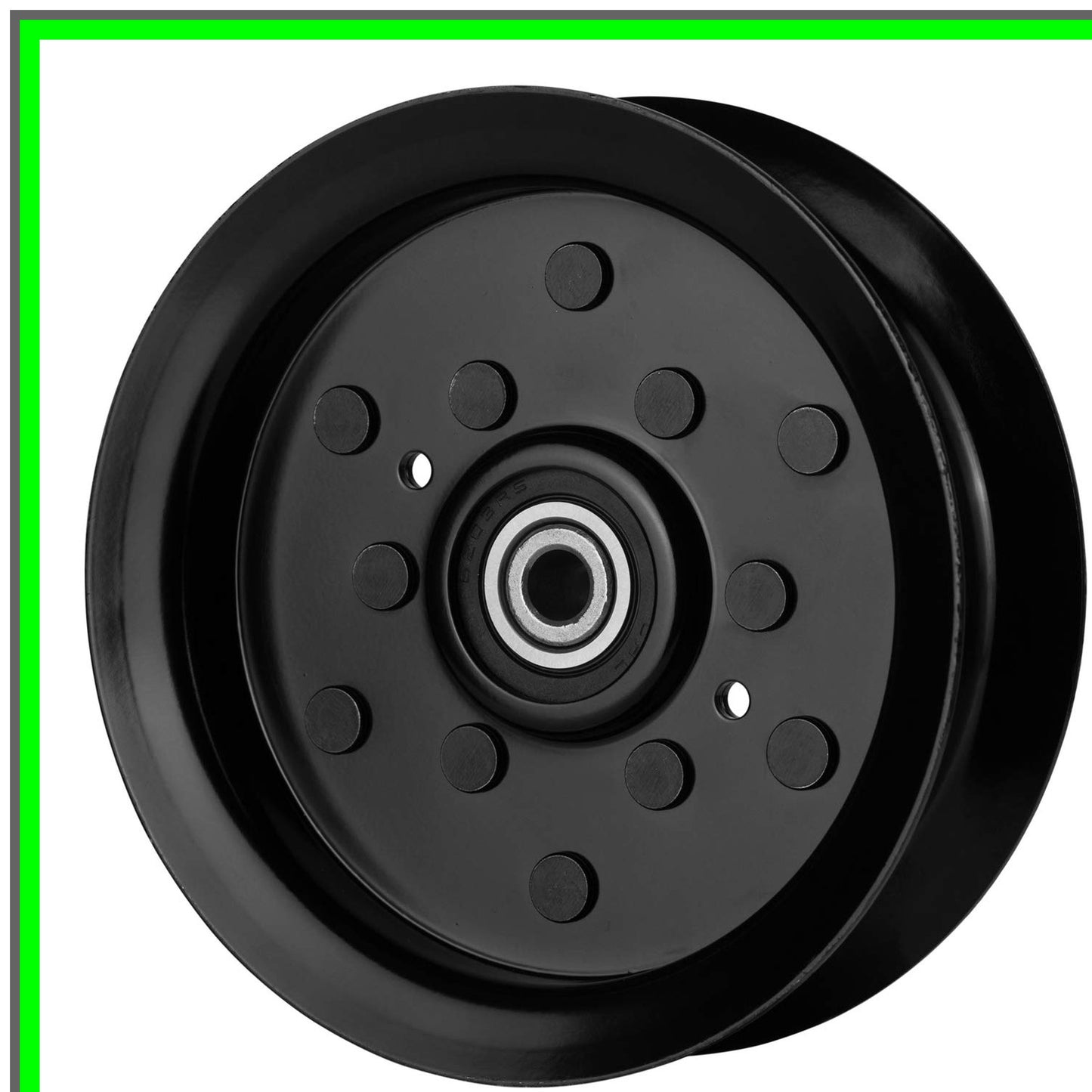 Flat Idler Pulley Bearing for Riding Lawn Mowers Compatible with Multiple Decks