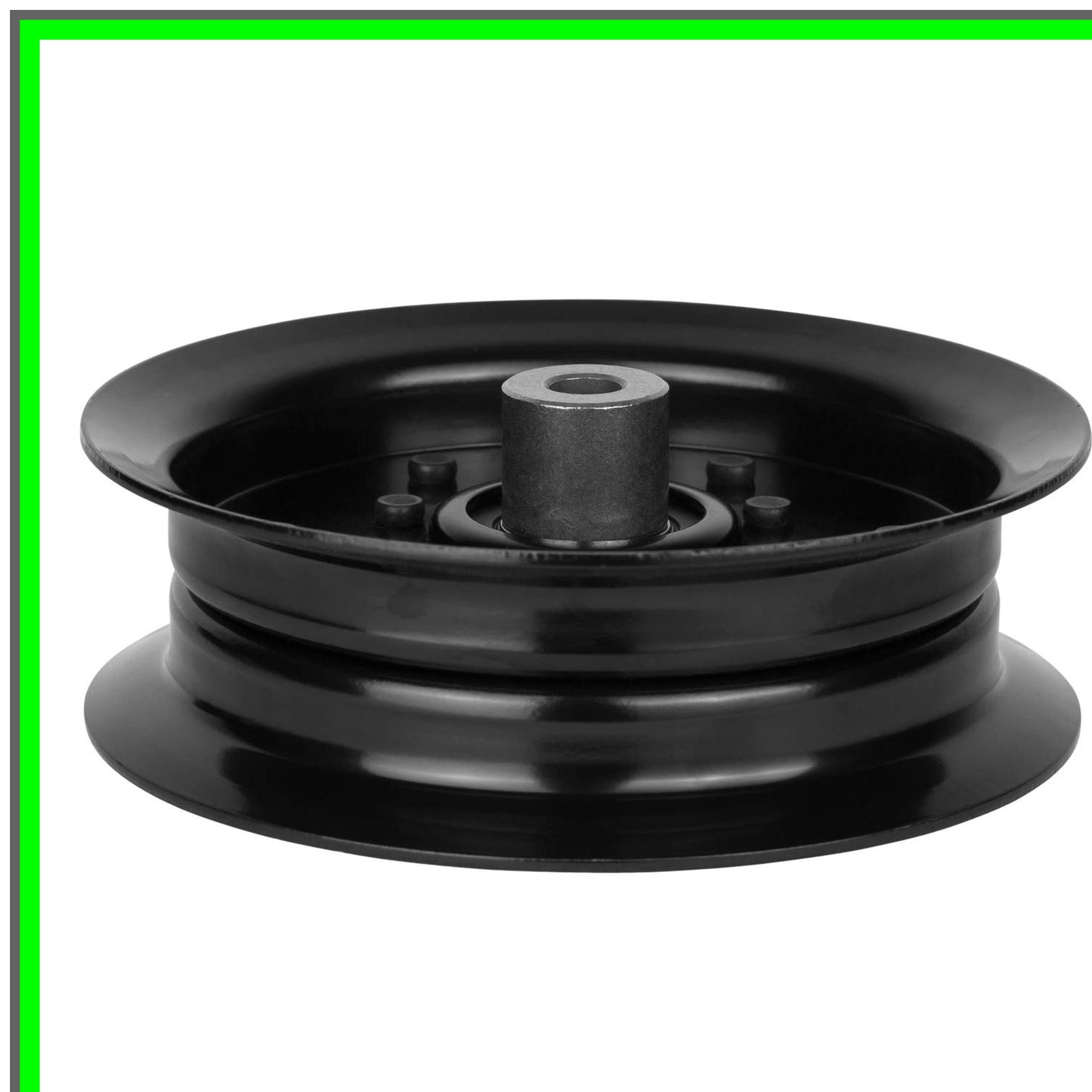 Flat Idler Pulley Bearing for Riding Lawn Mowers Compatible with Multiple Decks