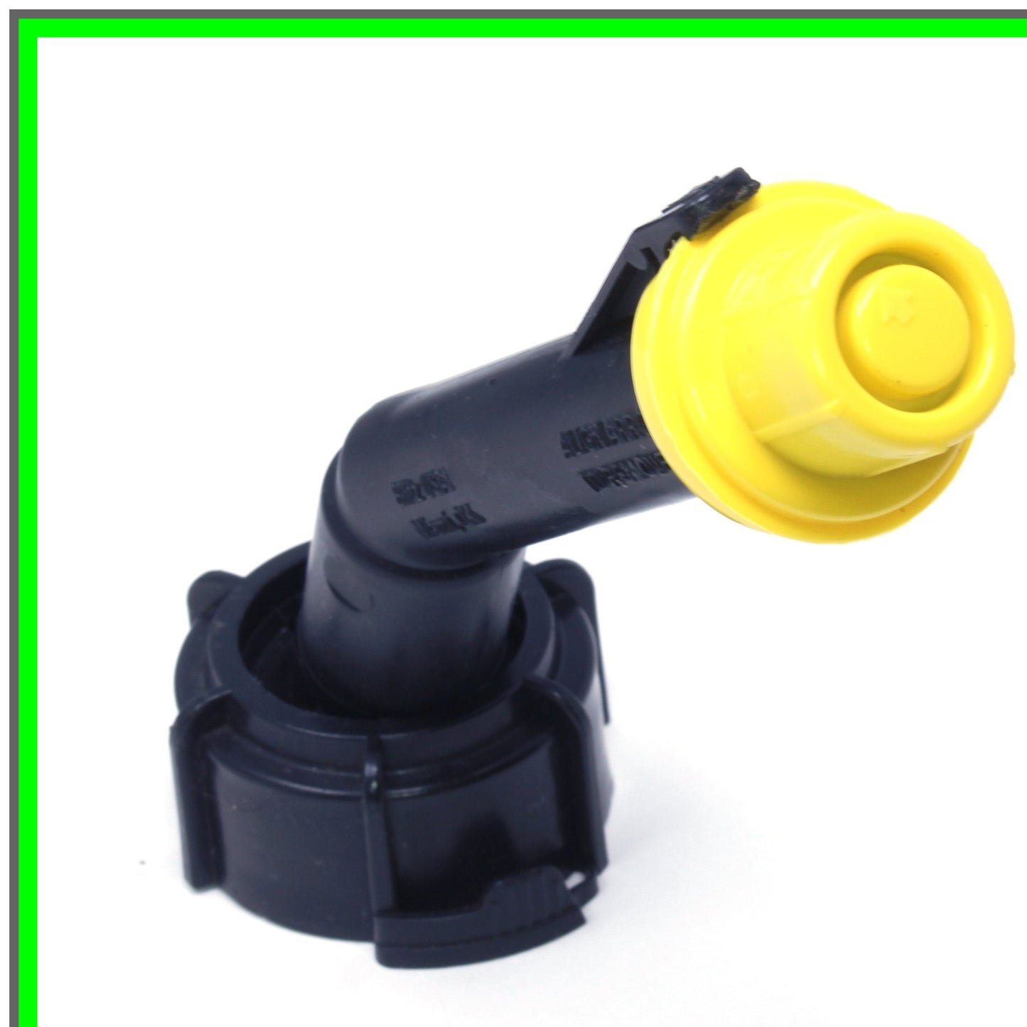 Yellow Spout Caps for Gas Cans - 3 Pack Top Hat Style Replacement