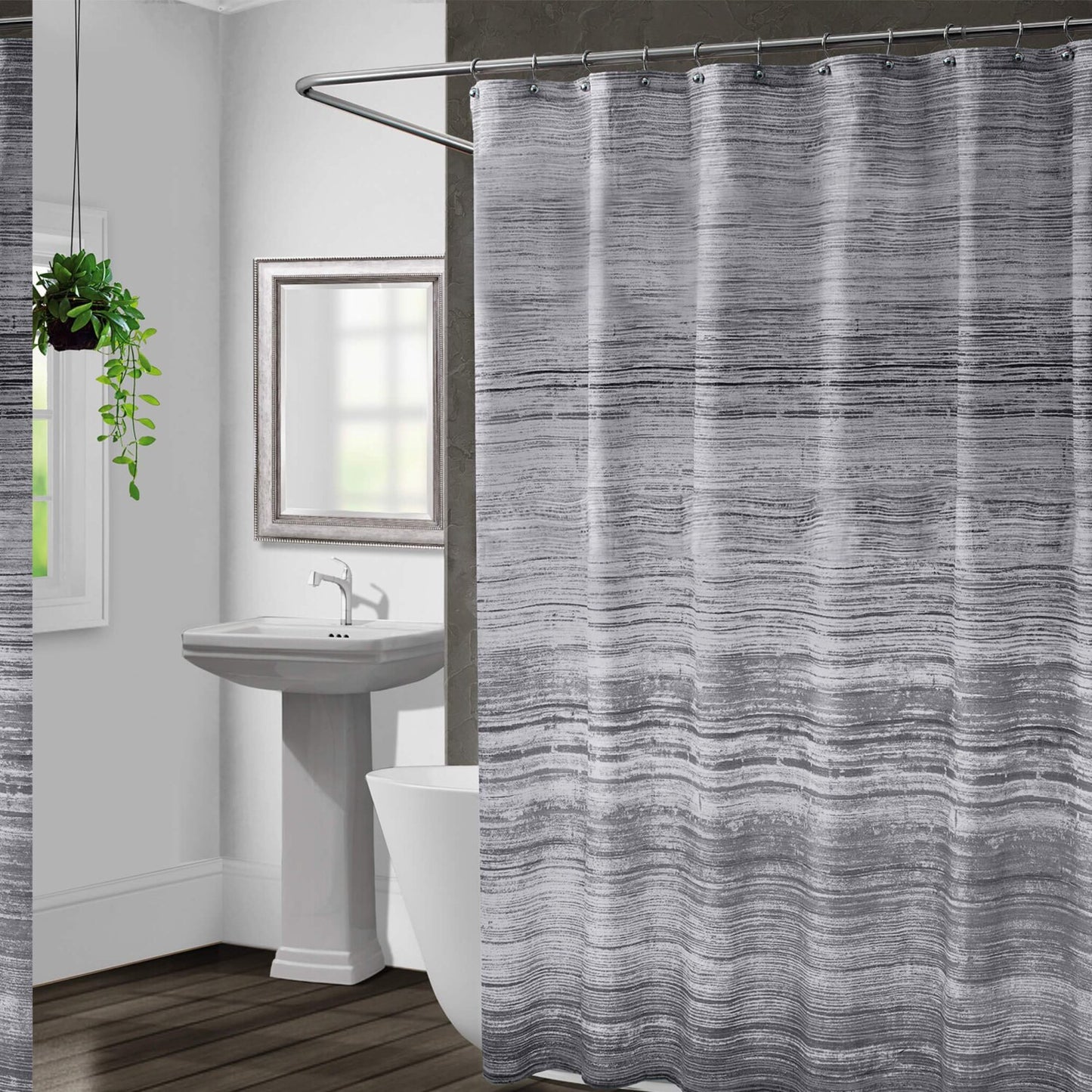 Nomad Grey Shower Curtain 72 x 72