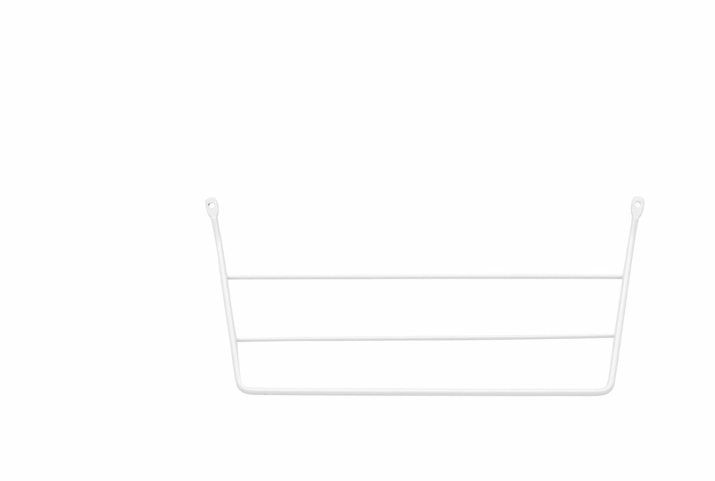 White Towel Holder for Cabinet Door