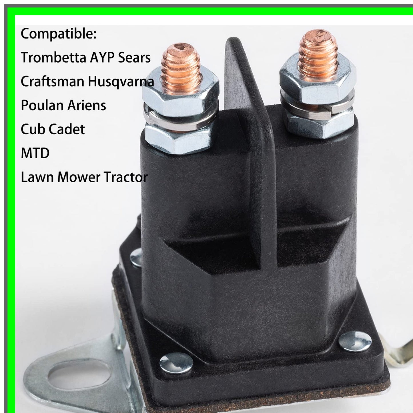 Starter Solenoid Replacement for AYP Husqvarna Cub Cadet Mowers