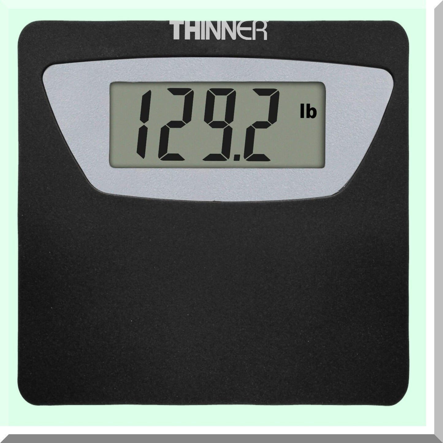 Digital Portable Bathroom Scale Black/Silver