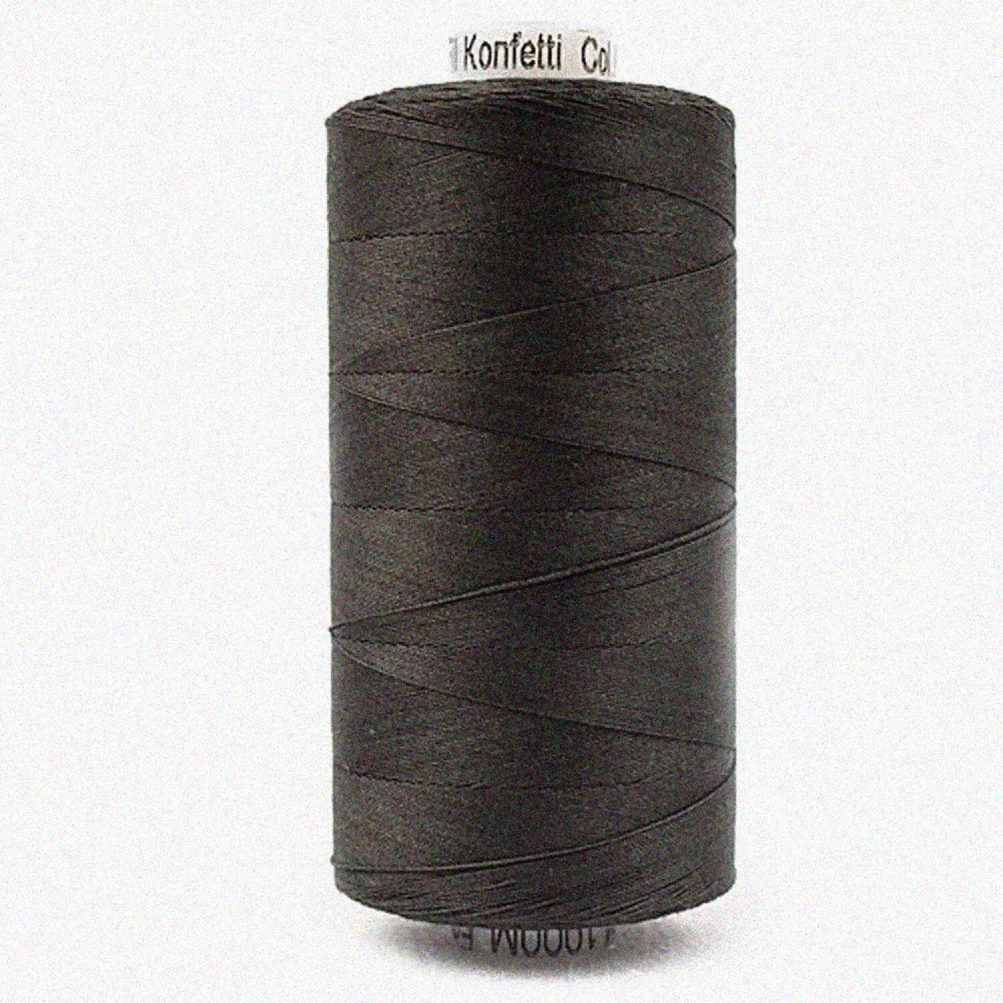 Konfetti Thread Black 50wt Egyptian Cotton 1093 yards