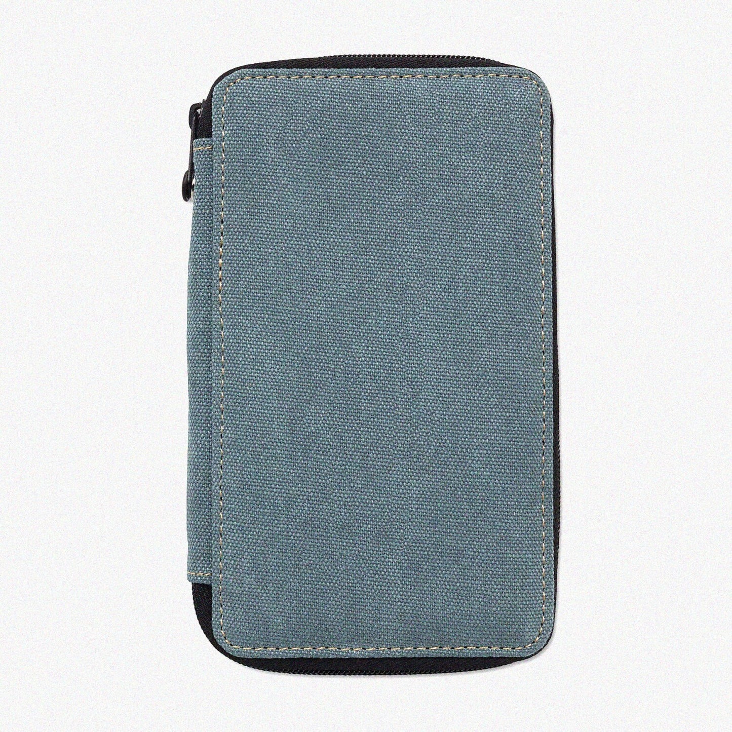Canvas Storage Case for Pencils, Markers, Pens, Art Supplies, Steel Blue