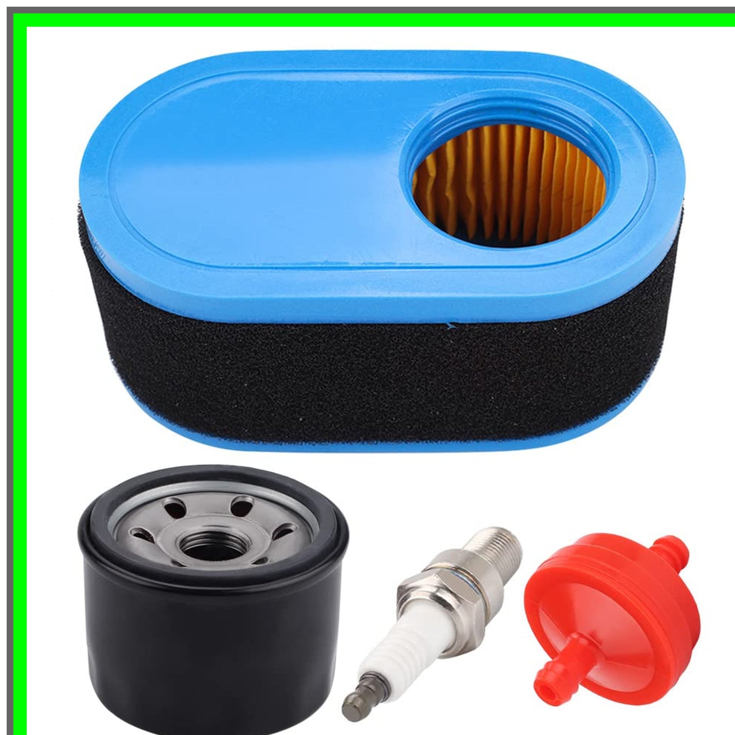 High-Performance Air and Oil Filter Set with Spark Plug for Powermore Mowers